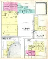 Shattuck's Plat, Girard, Ray, Butler, Branch County 1915